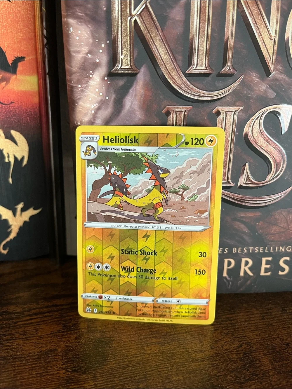 pokemon heliolisk card 2026 - Mega Evolutions - Ascended Heroes - Illustration Rare holofoil pattern or surface detail) 053/193}Heliolisk (Energy Mirror) | Japanese